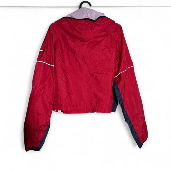 RARE Vintage Tommy Hilfiger Red Windbreaker – Women’s Size S/P - Picture 9 of 9